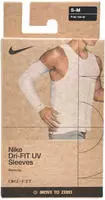 Nike N1004268-109-LXL, Nike Lightweight Sleeves 2.0 Pair White, L/XL