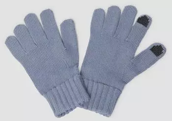 s.Oliver Strickhandschuhe mit Smartphone-Funktion an Daumen und Zeigefinger blau 2170275.5363.