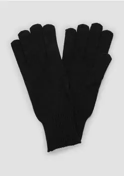 s.Oliver Handschuhe aus Feinstrick mit Stulpe ONESIZE schwarz 2171465.9999.ONESIZE