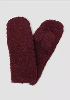 s.Oliver Fäustlinge aus Bouclé-Strick ONESIZE rot 2172835.3902.ONESIZE