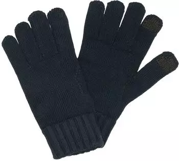 s.Oliver Handschuhe aus Baumwollstrick mit Touchscreen Funktion blau 2152289.5978.