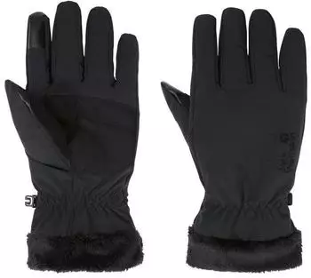 Jack Wolfskin Highloft Glove Women Winddichte Touchscreen-Handschuhe Damen black (A63073_6000)