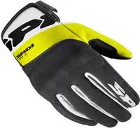 Spidi B110-486-3XL, Spidi Flash-KP, Handschuhe - Schwarz/Neon-Gelb - 3XL