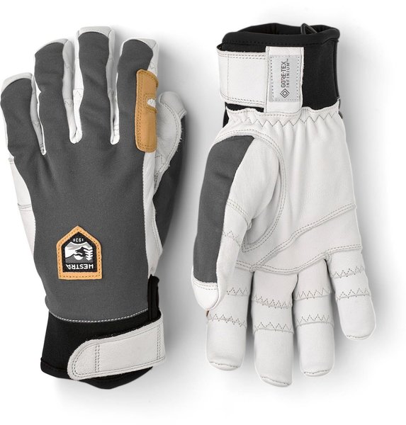 Hestra Ergo Grip Active 5-Finger Gloves grey/offwhite