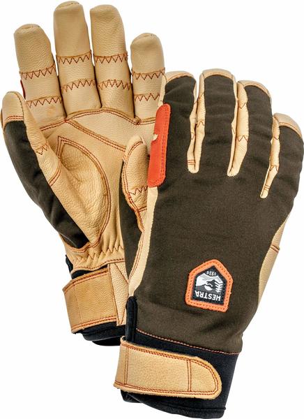 Hestra Ergo Grip Active 5-Finger Gloves dark forest/natural brown