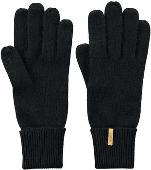 Barts Fine Knitted Gloves Women black