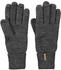Barts Fine Knitted Gloves Women dark grey
