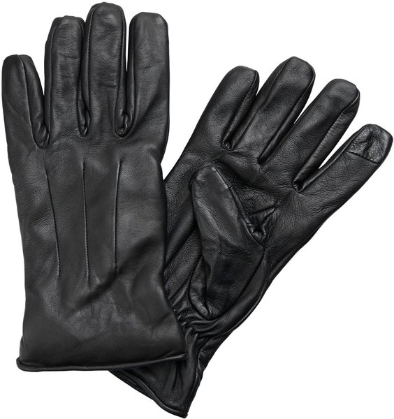 Jack & Jones Jacmontana Leather Gloves Noos (12125090) black