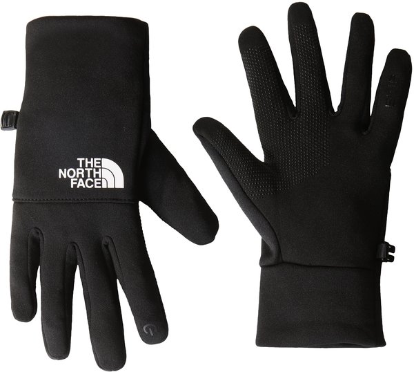 The North Face Etip Recycled Glove (4SHA) black/white logo