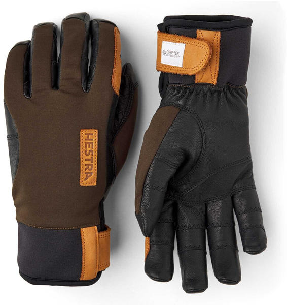 Hestra Ergo Grip Active Wool Terry 5-Finger Gloves dark forest/black
