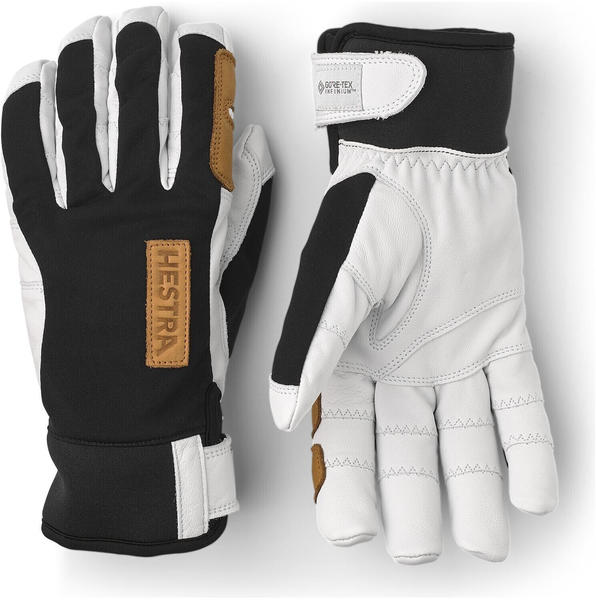 Hestra Ergo Grip Active Wool Terry 5-Finger Gloves black/offwhite
