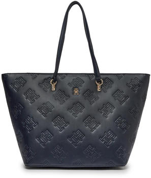 Tommy Hilfiger Th Refined Tote Mono space blue