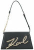 Karl Lagerfeld K/Signature 2.0 Shoulderbag in Black/Gold (2 Liter), Abendtasche