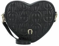 Aigner Schultertasche/Pouch Heart, Schwarz