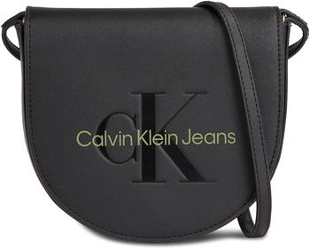 Calvin Klein Sculpted Mini Saddle Bag black/dark juniper