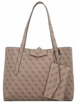 Guess Eco Brenton Shopper (HWEBG8_39023) latte logo
