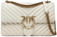 PINKO Umh&auml;ngetasche Classic DC Sheep Nappa Chevron, aus echtem Schafsleder...