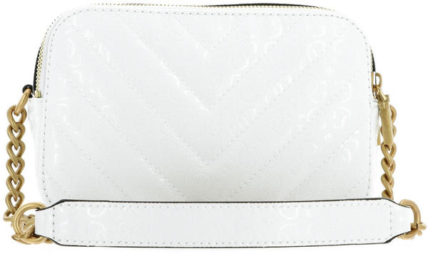 Guess Jania 4G-Logo Crossbody Bag white