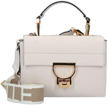 Coccinelle Arlettis Signature Small (E1ND855B701) lambskin white