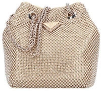 Guess Abendtasche Pouch beige
