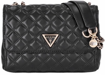 Guess Giully quilted crossbody black