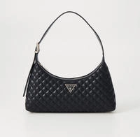 Guess Schultertasche Eco Rianee 16 x 28 x 5 - Schwarz