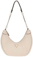 Beige Fedora-Damentasche mit Kettenriemen und Kontrastdetails - Beige