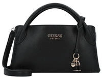 Elegante schwarze Damentasche mit verstellbarem Schultergurt - Schwarz