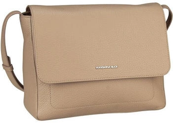Mandarina Duck Mellow Leather Hunting Bag Warm Taupe