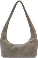 Ger&auml;umige Tasche aus weichem Veloursleder