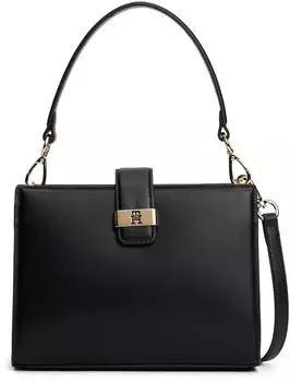 Tommy Hilfiger Heritage Satchel mit TH-Monogramm (AW0AW18286) schwarz