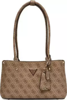 Guess Meridian II Schultertasche (HWSG6974090) latte logo