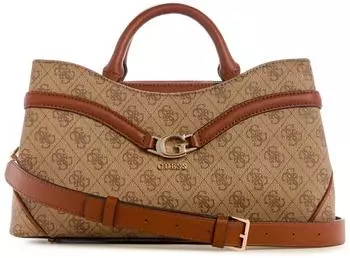 Guess Henkeltasche Dea 4G-Logo hellbraun