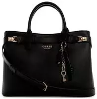 Elegante Schwarze Handtasche mit Vielseitigen Tragem&ouml;glichkeiten Damen - Schwarz