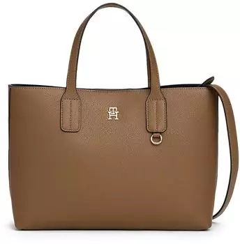 Tommy Hilfiger Icon Tote-Bag mit TH-Monogramm (AW0AW18233) nordic taupe
