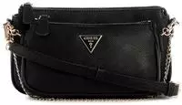 Guess Umh&auml;ngetasche Noelle II DBL Pouch Crossbody (HWZG) black HWZG96/72710/BLA