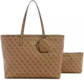 Guess Power Play II Large Tech Tote (HWSL7124240) latte logo