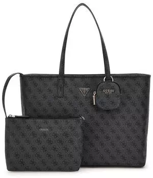 Guess Power Play II Large Tech Tote (HWSL7124240) latte logo 2
