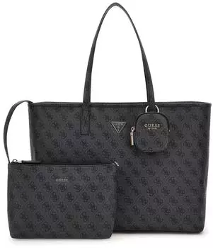 Guess Power Play II Large Tech Tote (HWSL7124240) coal logo 2
