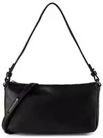 Handliche Crossbody-Bag aus nat&uuml;rlich genarbtem Leder