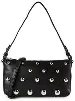 Handliche Crossbody-Bag aus nat&uuml;rlich genarbtem Leder