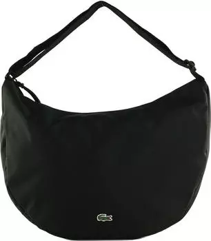 Lacoste Gro&szlig;e halbmondf&ouml;rmige Tasche Neocroc (NU5092NE) schwarz