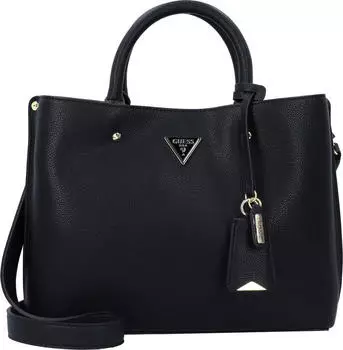 Guess Meridian studded handbag black