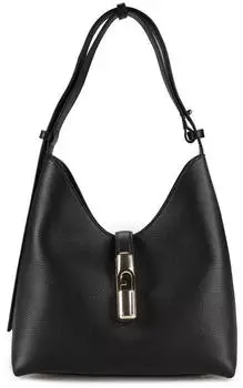 Furla Goccia Schultertasche S Leder 24 cm schwarz (WB01979-BX3353-O6000)