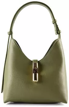 Furla Goccia Schultertasche S Leder 24 cm gr&uuml;n (WB01979-BX3353-4555S)