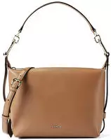 Furla Tonie Schultertasche Leder 22 cm braun