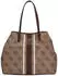 Guess Victtoria Large 2 in 1 Tote latte logo/brown