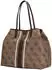 Guess Victtoria Large 2 in 1 Tote latte logo/brown