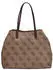 Guess Victtoria Large 2 in 1 Tote latte logo/brown