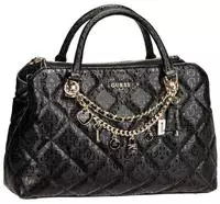 Guess Henkeltasche Libby 2 Compartment Satchel (HWGG) black HWGG99/12060/BLA